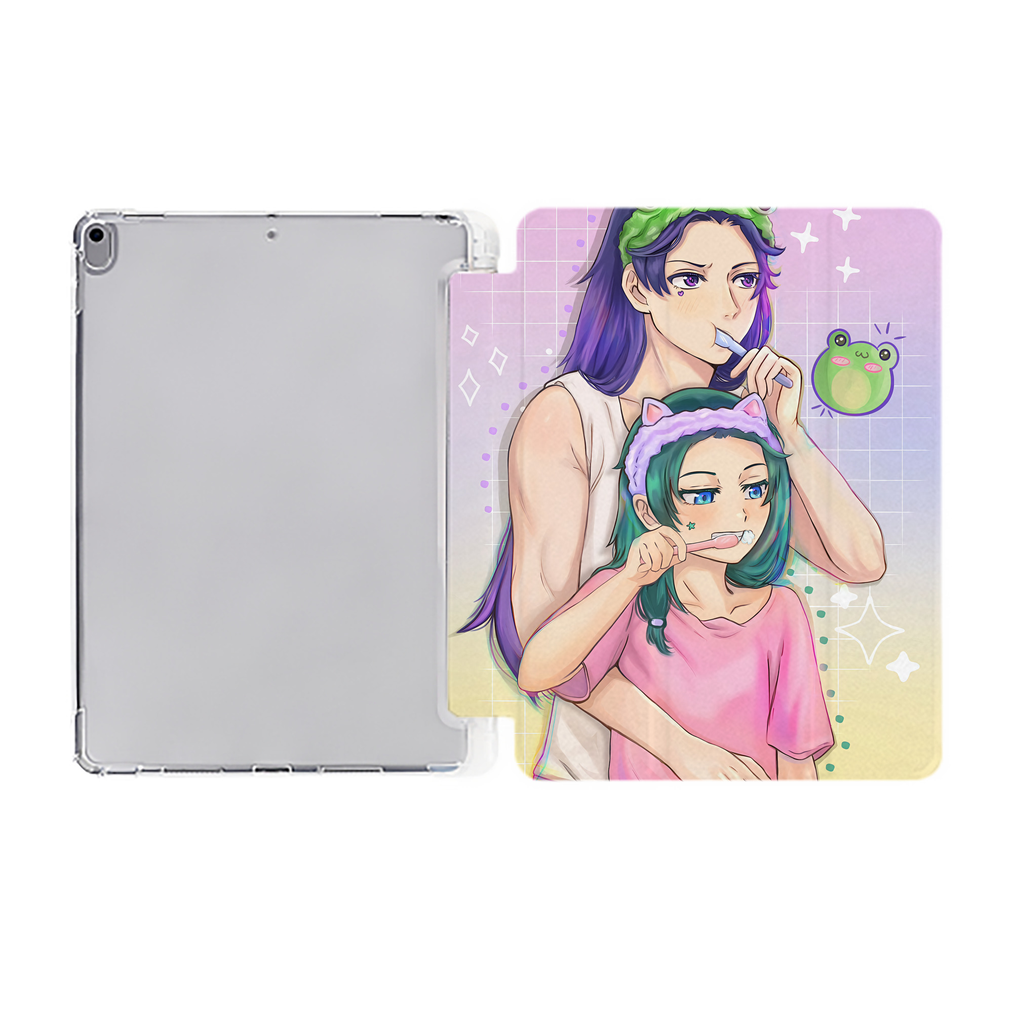 （画像用） 薬屋のひとりごと The Apothecary Diaries IPad ケース ペン収納付き 三つ折りスタンド PUレザー×シリコン 対応機種9.5/10.5/10.9インチ